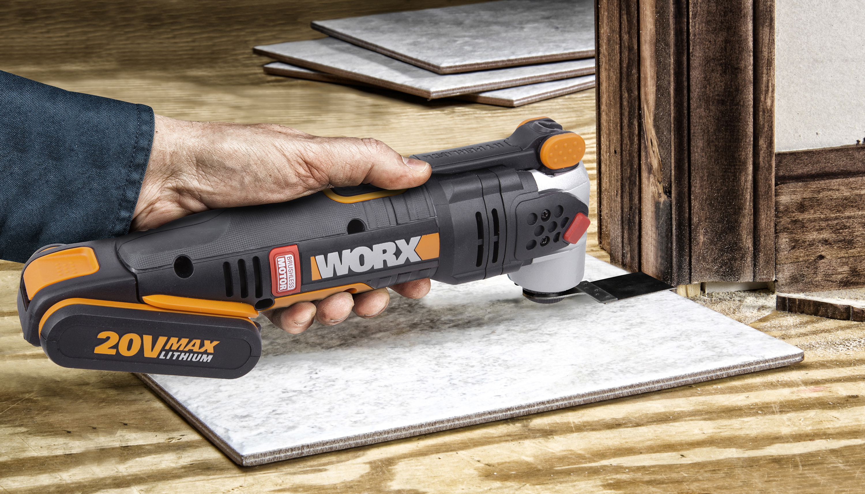 Worx WX693 - Multiherramienta Sonicrafter® Brushless 20V 2.0Ah (1bat)